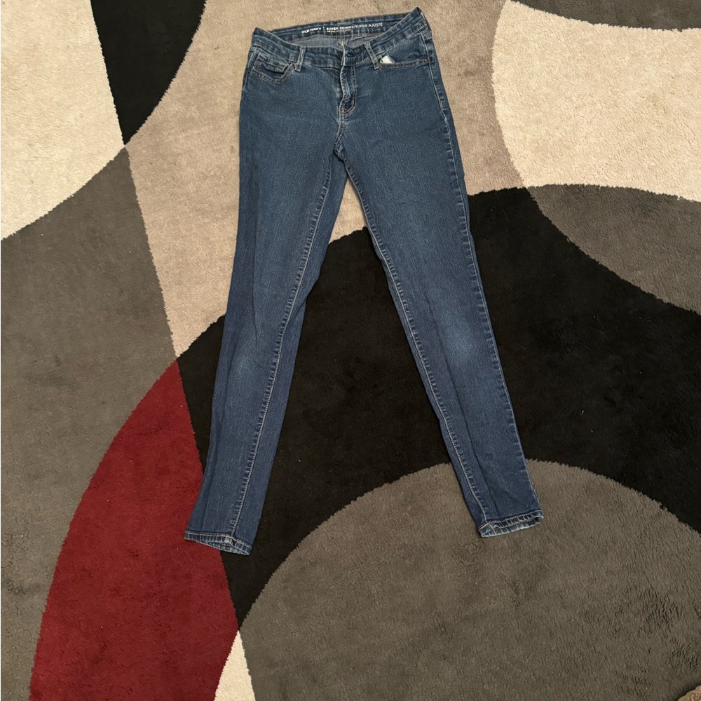 Old Navy Blue Straight-Leg Jeans